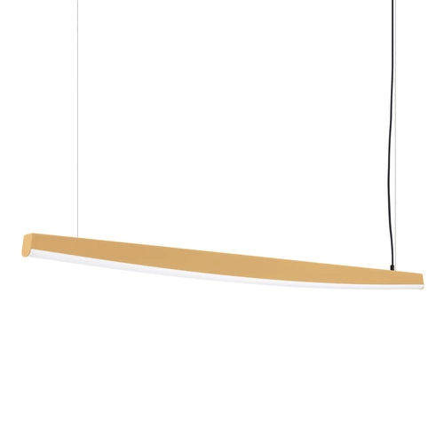 Moderní závěsné LED svítidlo JORUN 150 zlaté, nastavitelné do obýváku nebo nad stůl