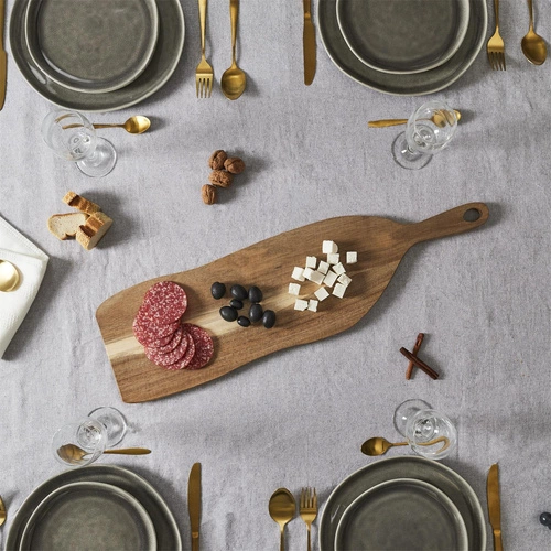 Intesi velké kuchyňské prkénko z akáciového dřeva 64 cm moderní