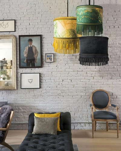 Serin N 2 35cm závěsná lampa Las Plumas
