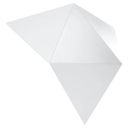 Nástěnné svítidlo Solido bílé moderní kovové do obýváku a ložnice dekorativní 25 cm