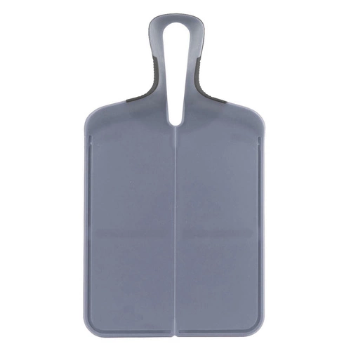 Intesi flexibilní šedé plastové prkénko do kuchyně, zahnuté, vhodné do myčky, 38,8 cm