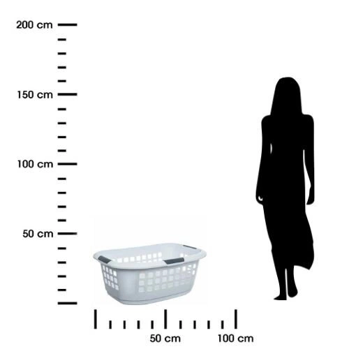 Koš na prádlo Hugger 51 l bílý