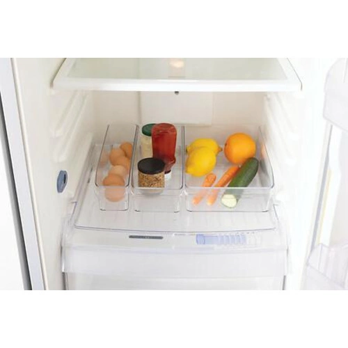 Sada 3 organizérů Smart Fridge transparentní