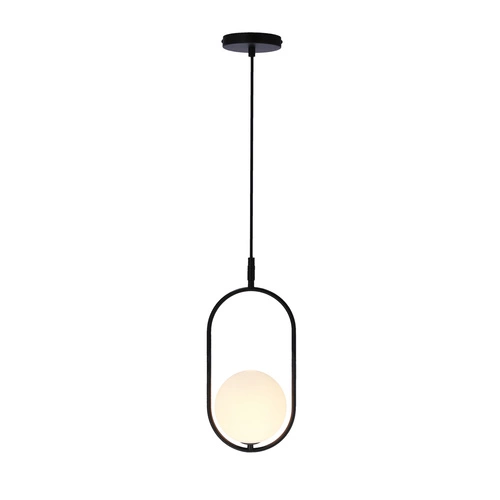 Závěsná lampa Cordel 1x28W G9 černá