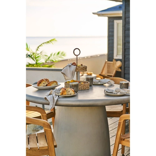 Viola sada 4 keramických jídelních talířů 21 cm béžová do jídelny