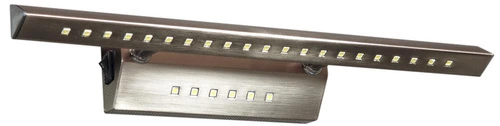 Nástěnné svítidlo Forte LED 3 7W LED trojúhelníková trubice s vypínačem saténová