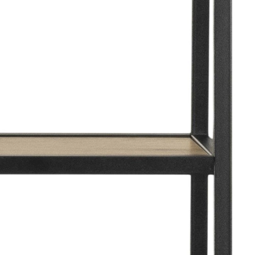 Kovový regál se zásuvkou a policí Seaford do obýváku a kanceláře v loftovém stylu 77 cm