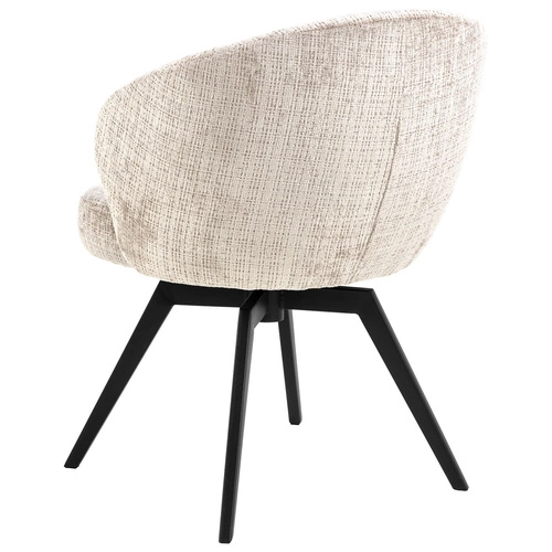 Jídelní čalouněná židle s područkami Darlene Actona béžová na kovových nohách