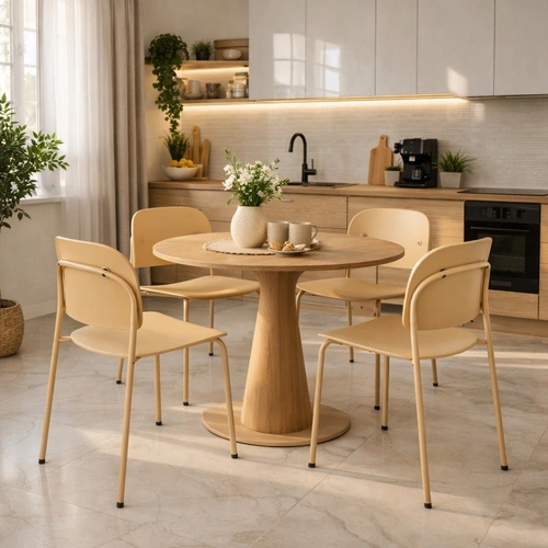 Židle Ravio písková plastová do jídelny a kuchyně moderní