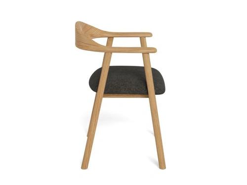 Actona Addi jídelní židle skandinávská šedá s područkami