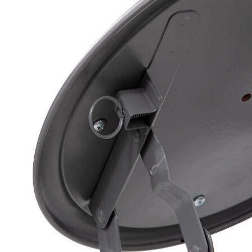 Skládací taburet PU šedý sametový do kuchyně a jídelny moderní 5five simply smart