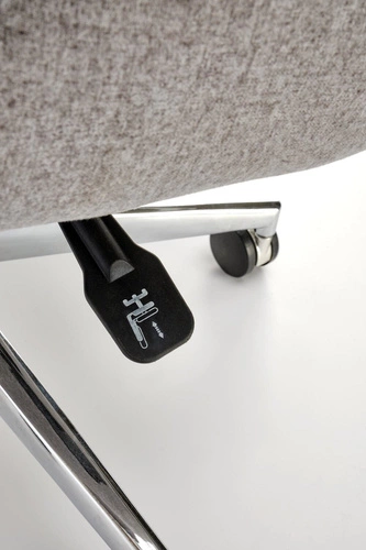 Ergonomická kancelářská židle Lix šedá otočná na kolečkách s područkami do kanceláře