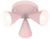 Stropní svítidlo Amor moderní kulaté světle růžové 34 cm do obýváku a ložnice E14