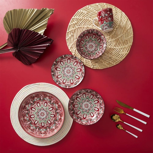 Kukuřičná kulatá podložka pod talíř 34 cm