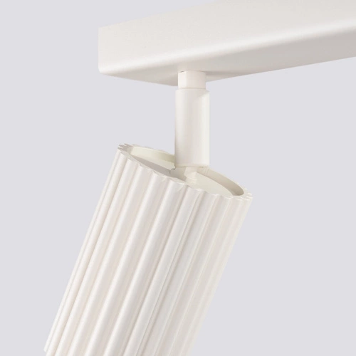 Stropní svítidlo KARBON 4L béžové minimalistické hliníkové do obýváku s nastavitelným stínidlem