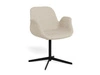 Křeslo Beth otočné do jídelny béžové čalouněné loft Actona