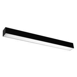 Nástěnné LED svítidlo Pinne 67 cm černé moderní do obýváku, ložnice a chodby