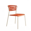 Židle Lisa Filo šedo-oranžová