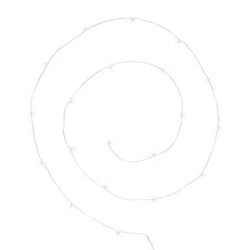 Girlanda 20mikro LED na baterii studené světlo