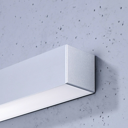 Nástěnné LED svítidlo PINNE 200 šedé minimalistické do obýváku a ložnice Thoro 4000K 200 cm