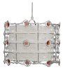 Závěsná lampa Seneca 30 1x40W E27 jantarová + kabel 85-10523