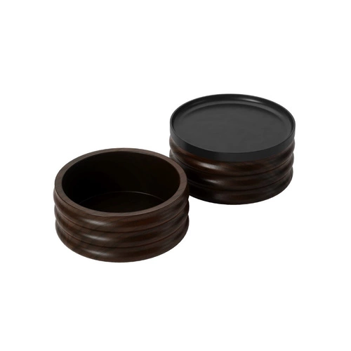 Dřevěný dvoupatrový stojan na šperky Umbra Tesora ořech