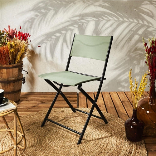 Skládací venkovní židle Elba zelená