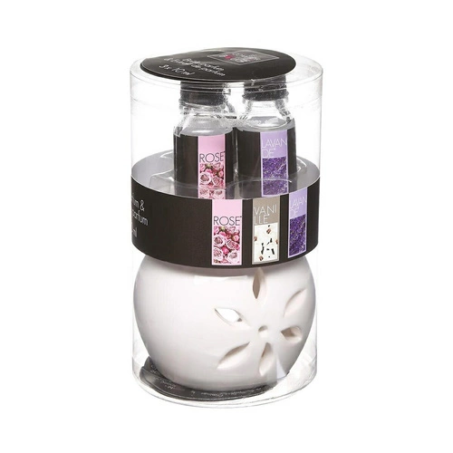 Olejový krb + květinové oleje 3