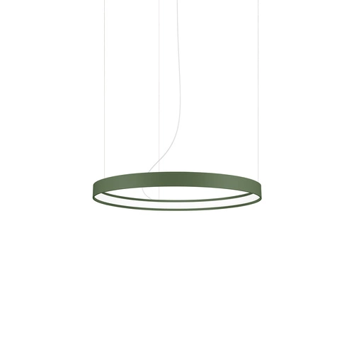 Moderní LED lustr RIO 55 zelená olivová, nastavitelný do obývacího pokoje a jídelny 4000K