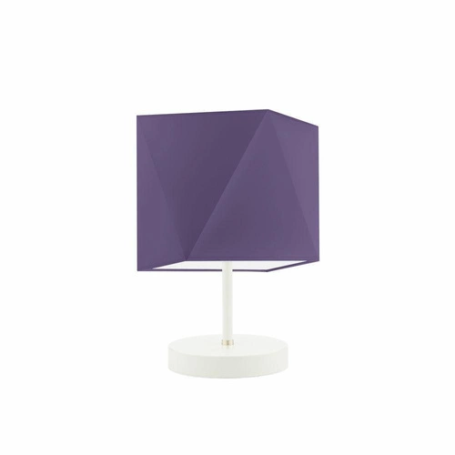 Noční lampička PASADENA moderní s fialovým stínidlem na noční stolek do ložnice LYSNE