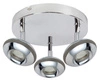 Stropní svítidlo Skipper stropní svítidlo 3x6W LED cob kulatá hlava 1e s kloubovým systémem kd chrom