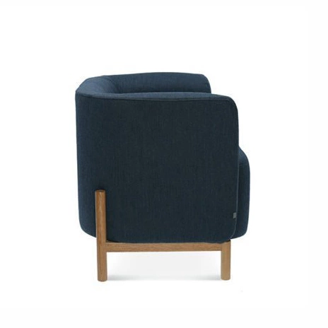 Fotel Polar FAMEG moderní dubové křeslo do obýváku premium, na míru, mušle