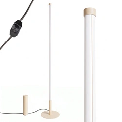 TRANG moderní stojací lampa do obývacího pokoje béžová LED 3000K