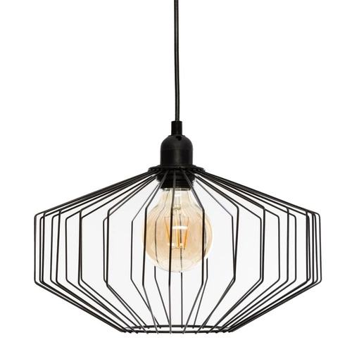 Závěsné svítidlo Azur černé moderní kovové nastavitelné do obýváku a jídelny 30,5 cm