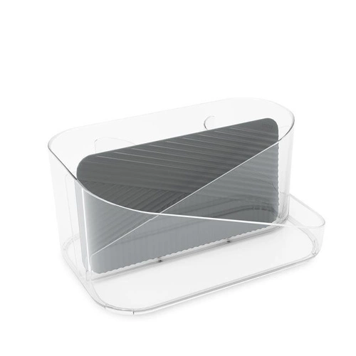 Umbra Glam II transparentní organizér na kosmetiku do zásuvky, moderní s přihrádkami 27 cm