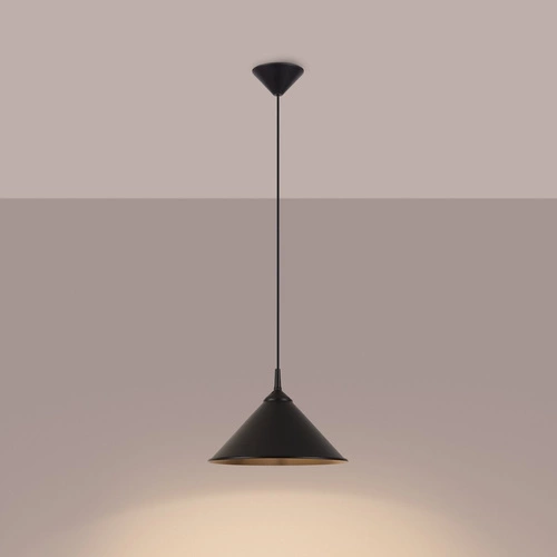 Závěsné svítidlo ZUMA černé moderní ocelové do obýváku, kuchyně i nad stůl 30 cm