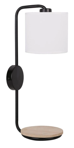 Nástěnná lampa Alpine 1x40W E14 černá