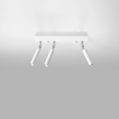 Stropní svítidlo EYETECH 3 bílé moderní kovové do kuchyně a obýváku Sollux Lighting