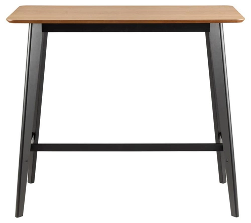 Barový stůl Roxby černý/přírodní OUTLET