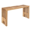Lavička Benidorm 90 cm přírodní teak