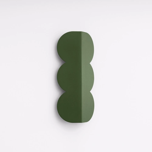 Nástěnné svítidlo BISCUIT olivově zelené moderní do obýváku a ložnice