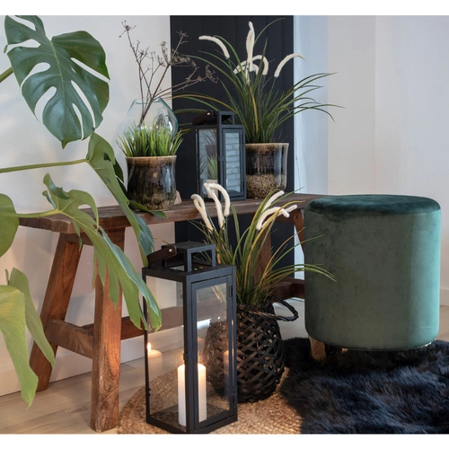 Dřevěná lavice do předsíně Barcelona Intesi ze světlého teakového dřeva ve skandinávském stylu