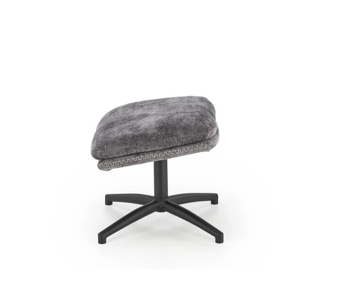 Relaxační křeslo Beltine Intesi s podnožkou šedé moderní do obýváku čalouněné