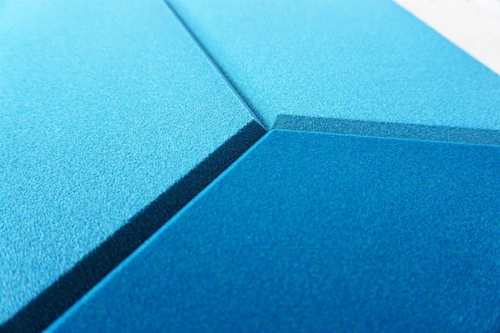 Fluffo HOP Hexa moderní akustický nástěnný panel mořský 110x70 cm dekorace do kanceláře