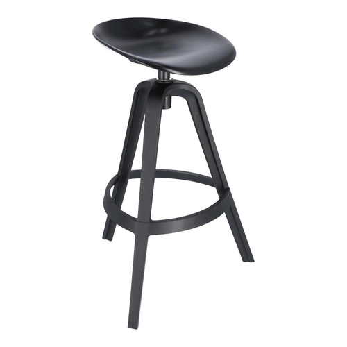 Barová židle Banksy černá otočná moderní do kuchyně a jídelny Intesi 77 cm