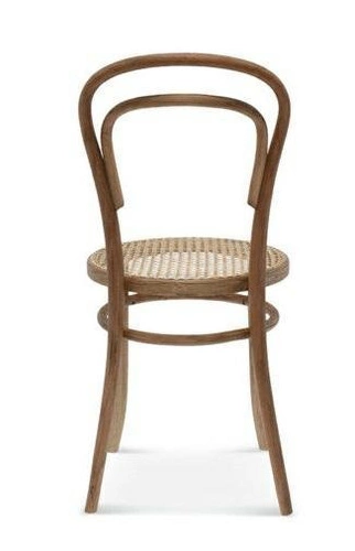 Jídelní a retro vintage židle Fameg 14 z dřevěnou konstrukcí a výpletem, na míru