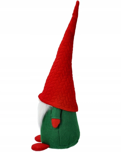 Sedící trpaslík zelený a červený        