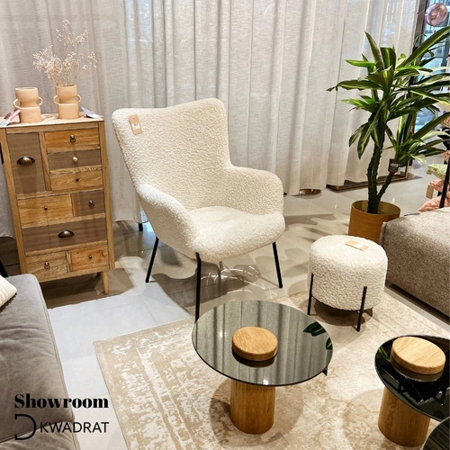 Béžový koberec do obýváku 160x230 retro snadno čistitelný protiskluzový Carpet Decor