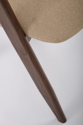 Čalouněná jídelní židle Island béžová s područkami moderní skandinávský styl Intesi