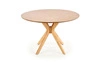 Jídelní kulatý stůl Dancan 120 cm přírodní dub skandinávský dřevěný Intesi